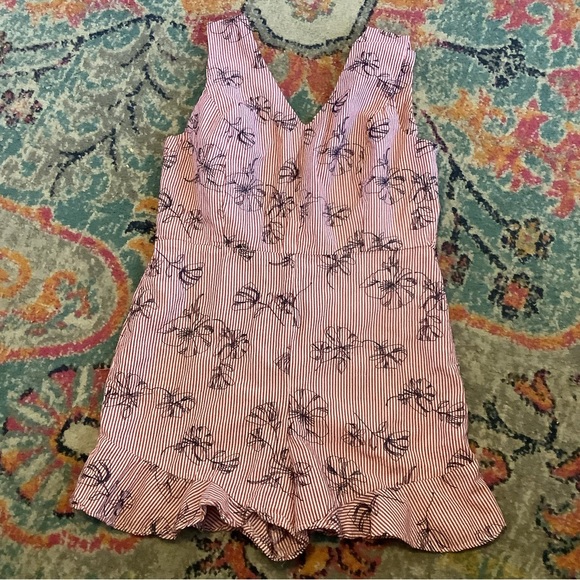 Gianni Bini Pants - GIANNI BINI Patriotic Sleeveless Ruffle Romper XL